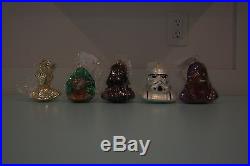 Mint in Boxed Star Wars-Full Set Christopher Radko Ornaments
