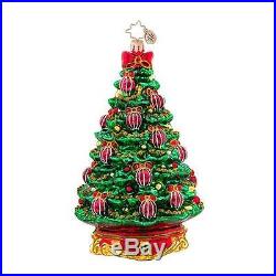 NEW 2014 Christopher Radko 6.5 Noble Fir Christmas Tree Glass Ornament 1017566