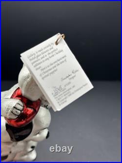 NEW'97 Disney Christopher Radko 101 DALMATIONS PUPPY POLE Ornament ORIGINAL BOX