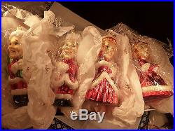 New Christopher Radko Christmas Ornaments White Christmas Bing Crosby Limited