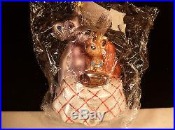 New Christopher Radko Ornament Lady And The Tramp Disney Exclusive Numbered