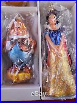 NEW Christopher Radko Snow White Seven Dwarfs Disney 60th Anniversary Ornament 7