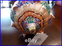 New Rare Large Christopher Radko Christmas Ornament Carousel Of Dreams Limited