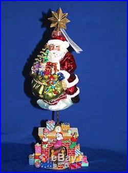 NIB 2001 Christopher Radko Christmas ornament DELUXE DELIVERY Retired 01-CB-6