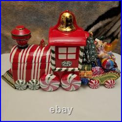 NIB Christopher Radko 2005 Peppermint Dreams Cookie Jar 20th Anniversary Rare