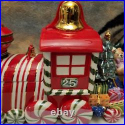 NIB Christopher Radko 2005 Peppermint Dreams Cookie Jar 20th Anniversary Rare