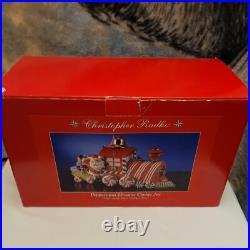 NIB Christopher Radko 2005 Peppermint Dreams Cookie Jar 20th Anniversary Rare