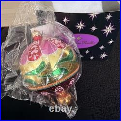 NIB Christopher Radko Glass Christmas Ornament ESCAPADE ASST 2 #83B Drop Ball