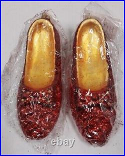 NIB Christopher Radko Ornament 5 Ruby Slippers from Wizard of Oz, #7903/10,000