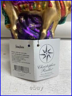 Neiman Marcus- Radko-Gifts for a King Ornament King Balthazar withTag, Charm