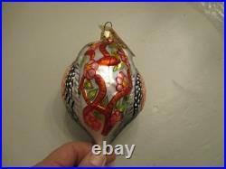 Nos 2 Christopher Radko 1994 Ornaments Starbuck Santa+two Turtle Doves+box -read
