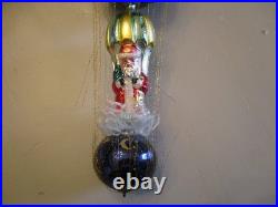 Nos 2 Christopher Radko 1994 Ornaments Starbuck Santa+two Turtle Doves+box -read