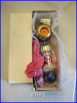 Nos 2 Christopher Radko 1994 Ornaments Starbuck Santa+two Turtle Doves+box -read
