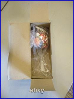 Nos 2 Christopher Radko 1994 Ornaments Starbuck Santa+two Turtle Doves+box -read