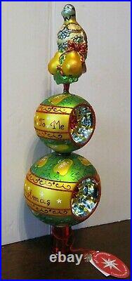 RADKO 12 Days of Christmas First Day Finial Partridge Pear Tree 2005 #822 of 10K