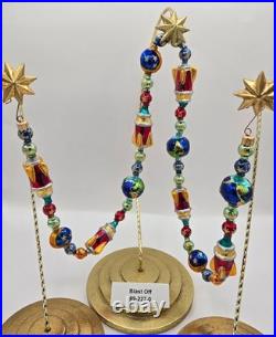 RADKO BLAST OFF GARLAND #99-227-0 36 1999 Poland Detached Tag Box
