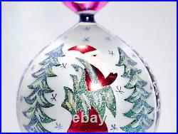 RADKO Blue Lucy 15th Anniversary Double Reflector Drops Christmas Ornament