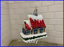 RADKO Christmas Auberge Blown Glass Ornament 1018149 RADKO Christmas Auberge Blown Glass Ornament 1018149