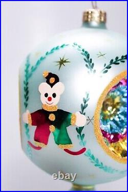 RADKO Christopher's Favorite 15th Anniv. Triple Reflector Elfin Clown Ornament