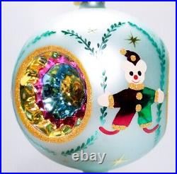 RADKO Christopher's Favorite 15th Anniv. Triple Reflector Elfin Clown Ornament