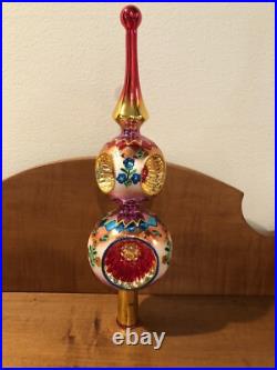 RADKO FANTASIA FINIAL with 2 REFLECTORS 14 Ornament Tree Topper