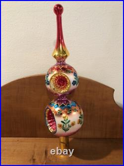 RADKO FANTASIA FINIAL with 2 REFLECTORS 14 Ornament Tree Topper