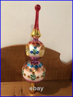 RADKO FANTASIA FINIAL with 2 REFLECTORS 14 Ornament Tree Topper