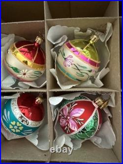 RADKO Fantasia Lady Ashworth Glass Christmas Ornament Set 01-1096-0 NEW RADKO Fantasia Lady Ashworth Glass Christmas Ornament Set 01-1096-0 NEW