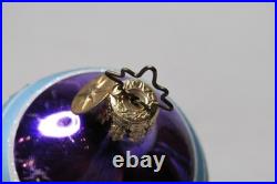 RADKO Fantasia Teardrop Embossed Flower Indent Reflector Lrg Christmas Ornament