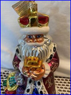 RADKO KING OF JOY (981630) Large Christmas Ornament 7.5 high, Gorgeous