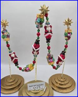 RADKO SANTA'S GIFT CONNECTION GARLAND #02-0597-0 36 2002 Poland Detached Tag