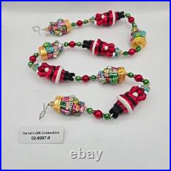 RADKO SANTA'S GIFT CONNECTION GARLAND #02-0597-0 36 2002 Poland Detached Tag