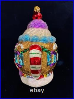 RADKO Vintage Sweet Tea Ornament 2016 Gingerbread & Candy Teapot #1018183
