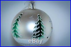 RARE 1992 Christopher Radko Christmas Ornament Siberian Sleighride Ball