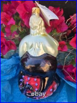 RARE 1997 Christopher Radko, DISNEY'S URSULA and SEBASTIAN Little Mermaid BOTH