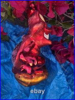 RARE 1997 Christopher Radko, DISNEY'S URSULA and SEBASTIAN Little Mermaid BOTH