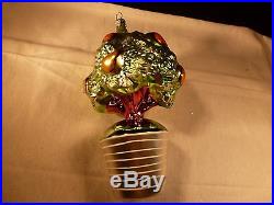 Rare Christopher Radko Christmas Ornament Partridge In A Pear Tree 12 Days