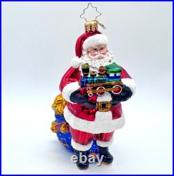 RARE Christopher Radko Choo-Choo Santa 1018674 Vintage 2016 withBox