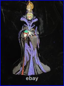 RARE Christopher Radko Disney Sleeping Beauty MALEFICENT Ornament 00-DIS-46