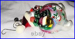 RARE Christopher Radko Having a Ball 20th Anniversary Ornament Snowman Art RARE Christopher Radko Having a Ball 20th Anniversary Ornament Snowman Art