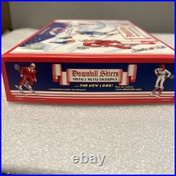 RARE Christopher Radko Shiny Brite Vintage Metal Downhill Skiers