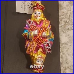 RARE! Christopher Radko The Royals Asst 2 King of Hearts Christmas Ornament DR5