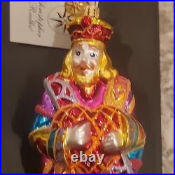 RARE! Christopher Radko The Royals Asst 2 King of Hearts Christmas Ornament DR5
