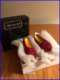 RARE Christopher Radko The Ruby Slippers 1997 Wizard of Oz ORNAMENTS LIMITED 10K