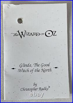RARE! Radko Wizard Of Oz Blown Glass Ornament GLENDA THE GOOD WITCH In Box