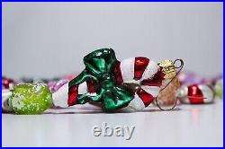 RARE Retired CHRISTOPHER RADKO Gumdrops Glass Christmas Garland 6ft