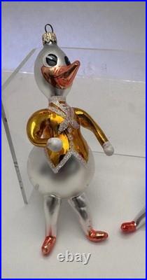 RARE VINTAGE SET Of 3 CHRISTOPHER RADKO CAN WE QUACK FOLLOW THE LEADER ORNAMENTS