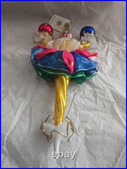 RARE VTG Christopher Radko CLOWN AROUND Italian GLASS 10 inch Ornament 96-047-0 RARE VTG Christopher Radko CLOWN AROUND Italian GLASS 10 inch Ornament 96-047-0