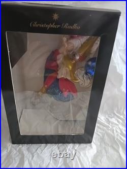 RARE VTG Christopher Radko CLOWN AROUND Italian GLASS 10 inch Ornament 96-047-0 RARE VTG Christopher Radko CLOWN AROUND Italian GLASS 10 inch Ornament 96-047-0