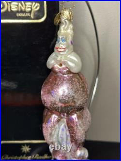 RARE VTG Christopher Radko Disney VILLAIN Little Mermaid URSULA Petite Ornament